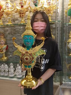 หุ่นพระราม พร้อมฐานทอง