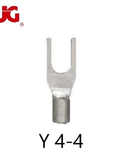 หางปลาแฉกเปลือย Y4-4 TLUG ใช้กับสาย 4sq.mm (100 ชิ้น/ห่อ) หางปลาก้ามปู หางปลาตัว Y