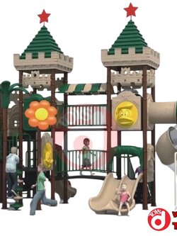 เครื่องเล่นสนาม ชุดปราสาทสองชั้น