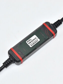 USB-SC09-FX สายดาวน์โหลด PLC MITSUBISHI FX - FTDI Chip IC สายลิ้งค์ PLC