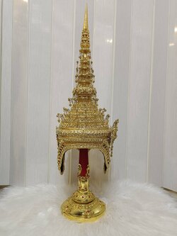 ชฎาพระ ขนาดสวมหัว ประดับเพชร (รุ่นพรีเมี่ยม)