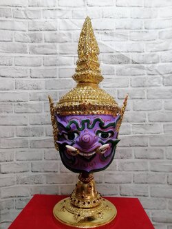 ไมยราพ ขนาดสวมหัว พร้อมขาตั้งไม้สีแดงฟรี