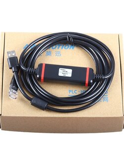 สายลิ้งค์ SMC cylinder drives กับคอมพิวเตอร์ Download cable LEC-W2