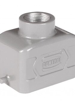 HOOD H6B-TK-2G สายออกกลาง 2 ขา Lock เปลือก CONNECTOR ปลั๊ก สัญญาณ อุตสาหกรรม - SOCKET