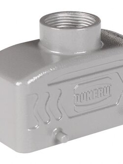 HOOD H16B-TK-4G สายออกกลาง 4 ขา Lock เปลือก CONNECTOR ปลั๊ก สัญญาณ อุตสาหกรรม - SOCKET