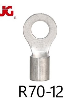 *(ใช้ CL70-12 แทน) หางปลากลมเปลือย R70-12 TLUG ใช้กับสาย 70 sq.mm (20 ชิ้น/ห่อ)