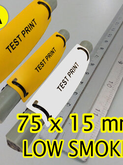 Cable Marker TAG มาร์คสายไฟ ขนาด 75x15 mm. (สีเหลือง,สีขาว) ยี่ห้อ SUMITAG