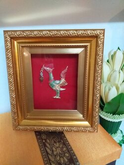 กรอบรูปโขนรามเกียรติ์ และเอกลักษณ์ไทยๆ พร้อมกล่องผ้าไหม