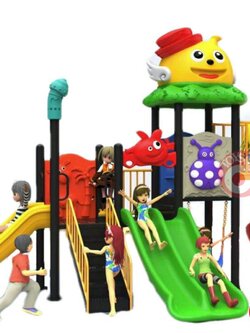 เครื่องเล่นสนาม ชุุดตัวตลกสามสไลท์