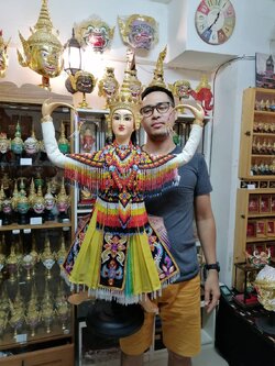 หุ่นละครเล็ก มโนราห์ (เชิดไม่ได้) ขนาด 120 ซม.