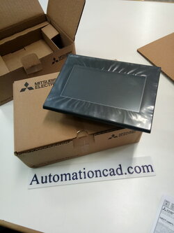 จอTOUCHSCREEN MITSUBISHI รุ่น GS2107-WTBD-N หน้าจอ 7 นิ้ว เชื่อมต่อ PLC