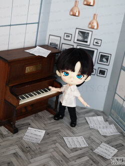 (ฉากถ่ายรูปสำหรับ1/8) Doll Theater Basic set