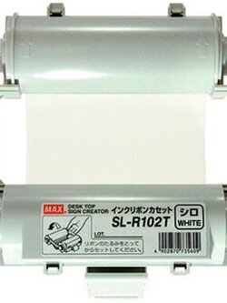 RIBBON หมึก รุ่น SL-R102T สีขาว ยาว 55 m ใช้กับ MAX BEPOP