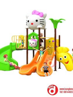 เครื่องเล่นสนาม ชุุดแมวการ์ตูน