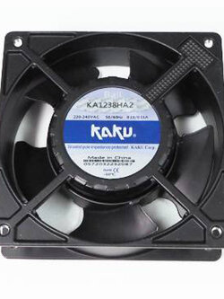 พัดลมระบายอากาศ KAKU ขนาด 4.5 นิ้ว 220VAC ลูกปืนแบบ Ball - KA1238HA2 Plug
