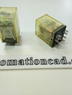 รีเลย์ IDEC มี LED 24VDC 5A (DPDT) CONTACTS