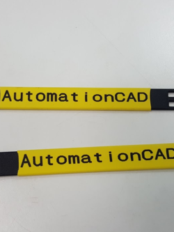 TAG มาร์คสายไฟ Polyurethane สีเหลือง เบอร์มาร์คสายไฟ CABLE MARKER