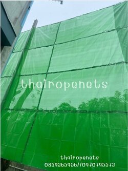 Raschelnet ตาข่ายกันตก ผ้าใบกันฝุ่นงานก่อสร้าง ผ้าใบก่อสร้าง ตาข่ายกันฝุ่น