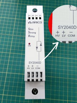 โซลิดสเตต SOLID STATE RELAY ARICO SY2040D ทนกระแส 40A 220V
