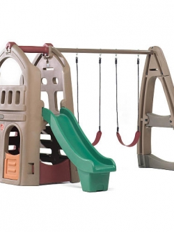 ชุดกระดานลื่น+ชิงช้า 2 ที่นั่ง