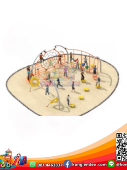 เครื่องเล่นสนาม ชุดปีนป่ายเชือก