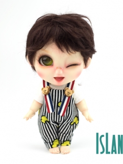 Vertical striped suspenders Vertical striped suspenders