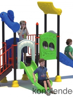 เครื่องเล่นสนาม ชุดแฟนซีดับเบิ้ลสไลด์