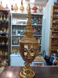 พระลักษณ์ ขนาดกลาง 4 นิ้ว งานประดับเพชร