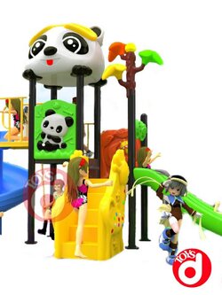 เครื่องเล่นสนาม ชุุดแพนด้าสไลเดอร์วน สำเนา สำเนา สำเนา