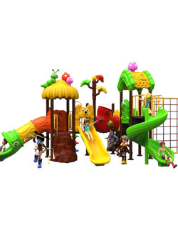 เครื่องเล่นสนาม ชุดตาข่ายปีนป่ายหนอนน้อย