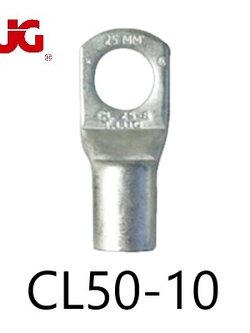 หางปลารุ่นหนาทรงยุโรป แบบท่อ CL 50-10 TLUG ใช้กับสาย 50 sq.mm (20 ชิ้น/ห่อ)