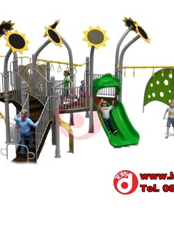 เครื่องเล่นสนาม ชุดปีนป่ายดอกทานตะวัน