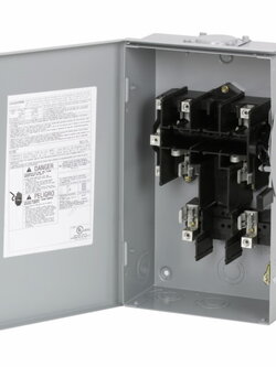 Safety Switches EATON เซฟตี้สวิทช์ 60A Single Phase แบบใส่ฟิวส์ได้ OUTDOOR