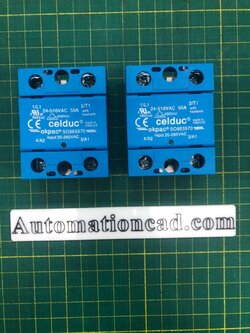 โซลิดสเตต 50A SOLID STATE RELAY CELDUC รุ่น SO865970