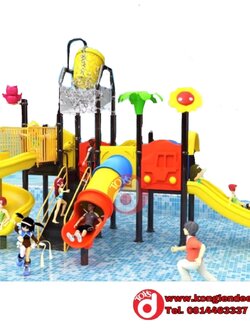 เครื่องเล่นสนาม ชุดสวนน้ำ