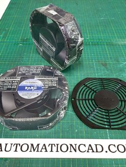 พัดลมระบายอากาศ KAKU ขนาด 6 นิ้ว 220VAC ลูกปืนแบบ Ball - KA1725HA2 Plug