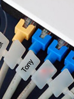 Cable Tag + Cable Tie ในตัว ป้ายสายไฟพร้อมเคเบิ้ลไทร์ 250 เส้น