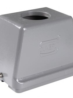 HOOD H48B-TK-2G สายออกกลาง 2 ขา Lock เปลือก CONNECTOR ปลั๊กสัญญาณ อุตสาหกรรม - SOCKET