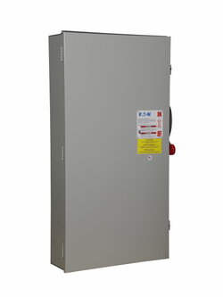 Safety Switches EATON เซฟตี้สวิทช์ 400A Single Phase แบบใส่ฟิวส์ได้ OUTDOOR