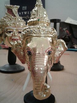 พระพิฆเนศ สีทอง ขนาดเล็ก