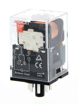 RELAY OMRON MKS2P 24Vdc
