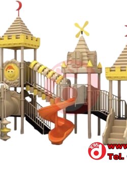 เครื่องเล่นสนาม ชุดปราสาทสามโดม