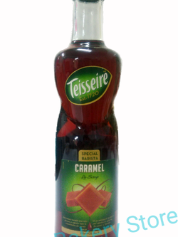 Caramel กลิ่นคาราเมล (Teisseire syrup) 700 Ml.