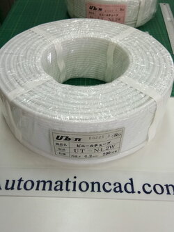 PVC TUBE จากญี่ปุ่น UBON ขนาด 4.2 mm. ใช้ได้กับสายไฟขนาด 2.5 mm²