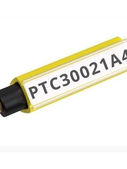 เปลือกพลาสติก LABEL PARTEX PTC-30021A4 สีเหลือง แบบพิมพ์ฉลากใส่ได้เอง