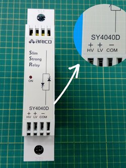 โซลิดสเตท SOLID STATE RELAY ARICO SY4040D ทนกระแส 40A 380V