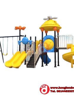 เครื่องเล่นสนาม ชุดยานอวกาศพร้อมชิงช้า