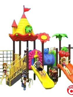 เครื่องเล่นสนาม ชุุดหอคอยปราสาทปีนป่าย