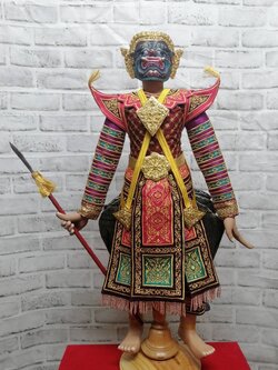 หุ่นละครเล็ก พระพิราพ ขนาด 60 ซม. สำหรับบูชา