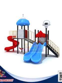 เครื่องเล่นสนาม ชุดยูเอฟโอสไลด์เดอร์2ทาง